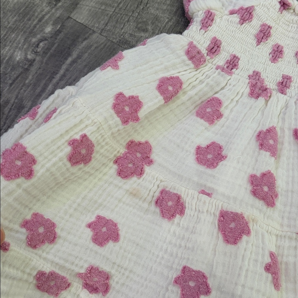 For love and lemons lil lemons girls Pink Floral Kids Dress 3T - Picture 2 of 4